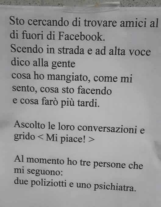 Amici fuori Facebook