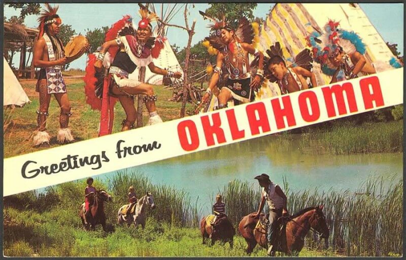 Saluti dall'Oklahoma, augh!