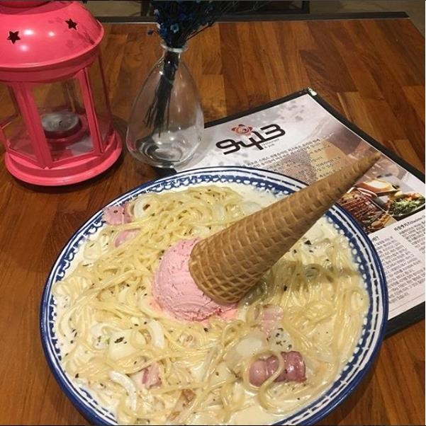 Il gelato sulla pasta...