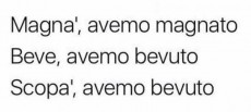 Avemo bevuto