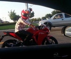 Muppet biker