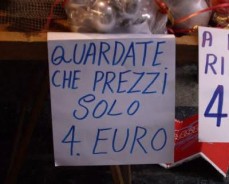 Quardate che prezzo!