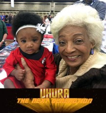 Uhura con la nuova generazione