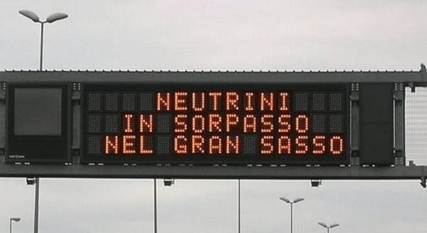 Neutrini in sorpasso