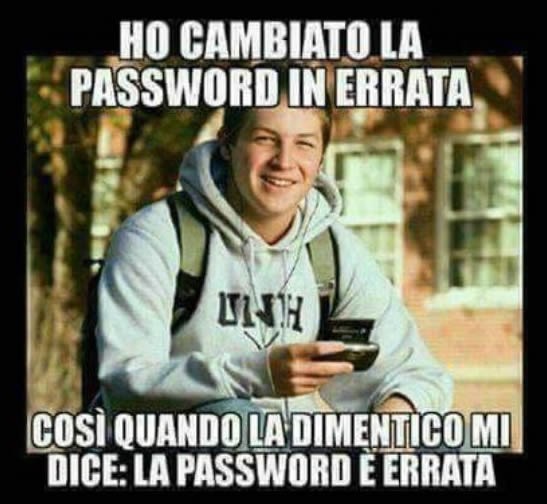 Password errata