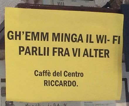 Senza Wi-Fi