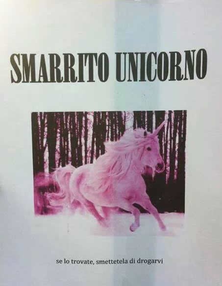 Smarrito unicorno